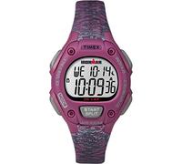 Timex Women's Ironman 30-Lap Digital Quartz Mid-Size Watch, Pink/Gray Texture, Digital