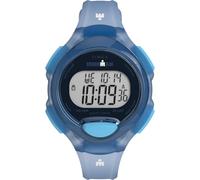Timex Women's Ironman 34 mm Watch, Blue PU Strap Digital Dial Blue Case TW5M65800