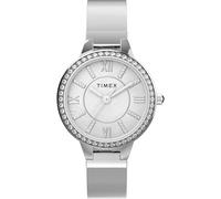 Timex Women's Main Street 29mm Watch - Silver-Tone Bracelet Mother of Pearl Dial Silver-Tone Case