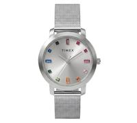 Timex Women's Main Street 31mm Watch - Triple Silver-Tone