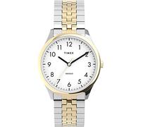 Timex Women's Modern Easy Reader 32mm Watch - Two-Tone Case White Dial with Expansion Band