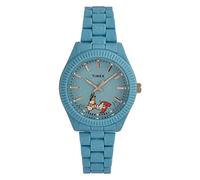 Timex Women's Peanuts 37 mm Watch - Blue Bracelet Blue Dial Blue Case TW2V53200