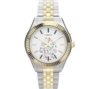 Timex Women's Peanuts Legacy 34mm Watch - Two-Tone Bracelet White Dial Two-Tone Case