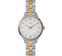 Timex Women's Peyton 32mm Watch - Two-Tone Bracelet Silver-Tone Dial Silver-Tone Case