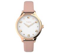 Timex Women's Peyton | White Dial | Pink Leather Strap TW2V23700