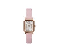 Timex Women's Pink Leather Strap Dress Watch TW2Y01100