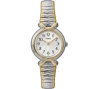Timex Women's T21854 Pleasant Street Two-Tone Stainless Steel Expansion Band Watch, Two-Tone, Classic-Sport