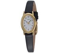 Timex Women's T21912 Cavatina Black Leather Strap Watch