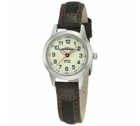 Timex Women's T41181 Expedition Scout Watch|Leather & Nylon Strap|Night Light|