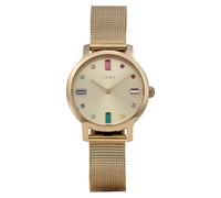 Timex Women's Transcend 31 mm Quartz Watch - Gold-Tone Stainless Steel Mesh with Gold-Tone Dial TW2Y26400