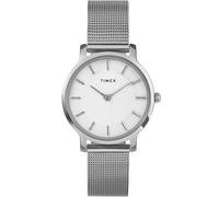 Timex Women's Transcend 34mm Watch, Silver-Tone/Silver-Tone/Silver-Tone