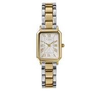 Timex Women's Trend 21 mm Watch, Two-Tone Alloy Strap White Dial Two-Tone Case TW2Y01300