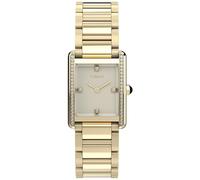 Timex Women's Trend 24 mm Watch, Gold-Tone Stainless Steel Bracelet Cream Dial Gold-Tone Case TW2Y28100