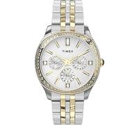 Timex Women's Trend 36 mm Watch - Two-Tone Stainless Steel Bracelet Silver-Tone Dial Two-Tone Case TW2W17900