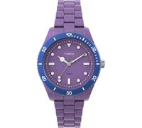 Timex Women's Trend 37 mm Watch - Purple Tide Ocean Material Bracelet with Purple Dial and Case TW2Y04800
