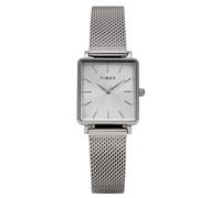 Timex Women's Trend Silver-Tone Dial Stainless Steel Bracelet Watch TW2Y26300 | Acotis - Brass / Mineral Glass / Stainless Steel