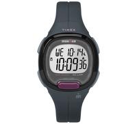 Timex Women's TW5M20000 Ironman Transit Mid-Size Gray/Purple Resin Strap Watch