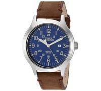 Timex x Mossy Oak Expedition Scout 43 Watch, Brown/Blue, Quartz Movement