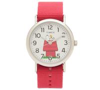 Timex x Peanuts Weekender Classic 38mm Watch Red