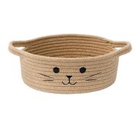 TIMEYARD Small Woven Rope Storage Basket Nursery Toy Basket Jute