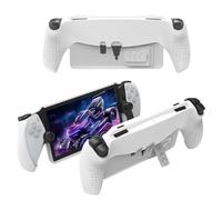 TIMEYUE Case for Sony PlayStation Portal, [Anti-Scratch] Soft TPU Protective Case with Built-in Kickstand, Case for Sony PlayStation Portal-White