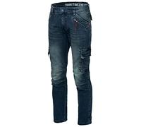 Timezone BenTZ Ben Men's Jeans Cargo Trousers Stylish, Light Royal Wash, 38 W/32 L