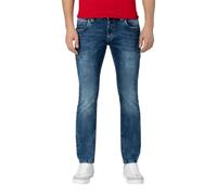 Timezone Men's Eduardotz Slim Jeans, Blue (White Aged Wash 3201), 33 W/36 L