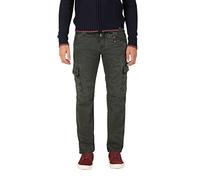 Timezone Men's Regular Ben Cargo Trouser, Green (Tank Green 4046), 31 W/34 L