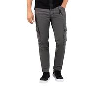 Timezone Men's Regular Bentz Slacks, Charcoal Grey, 32 W/32 L