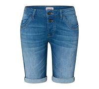 Timezone Women's Slim NaliTZ Short Denim Shorts, Opal Blue Wash 3485, 28