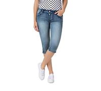 Timezone Women's Tight AleenaTZ 3/4 Shorts, Aqua Blue wash, 27