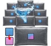 Timgle 10 Pcs 300 Gram Rechargeable Desiccant,moisture Absorbers Bag,moisture Absorbers for Safes, Car, Storage, Garage,moisture Remover Eliminates Humidity, Reusable Desiccant Bags