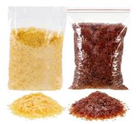 Timgle 35 oz Shellac Flakes for Woodworking and Furniture Restoration | Two Color Assortment, Dissolves for Custom Mixing, Suitable for Cabinets, Trim, Crafts, Antiques and French Polish