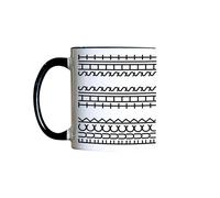 TIMIFUN Hidden Message Coffee Mug, Funny Coffee Mugs Black, Unique and Humorous Adult Beverage Cup, Suitable for Giving to Girlfriends, Friends, Colleagues (Black Handle)