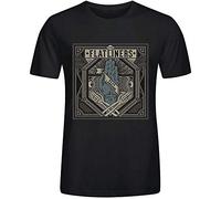 Timika Campbell The Flatliners Dead Language Graphic T Shirts for Men Crew Neck (Size:M