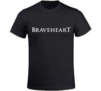 Timika Toowest Braveheart William Wallace Freedom Crewneck Tee Shirt Black (Large)