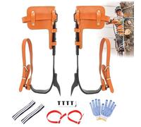 timiland Tree Climbing Spikes set,Adjustable Tree Climbing Gear Kit for Tree Work,Fruit Picking,Hunting and Observation