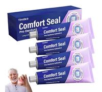 Timilk Comfort Seal Pro Denture Adhesive, Timilk 2026 New Edition Denture Adhesive, Secure Denture Adhesives, Long Lasting, Acts as Soft Reliner (4)