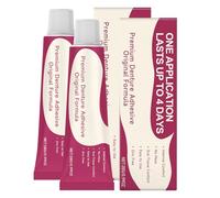 Timilk Denture Adhesives,Timilk Allday Secure Denture Bond Adhesive,Secure Thermoplastic Denture Adhesive for Up To 4 Days (2pcs)