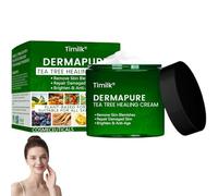 Timilk DermaPure Tea Tree Healing Cream, Professional Tea Tree Oil Skin cream, Timilk Cream, Tea tree Moisturizer, for Skin Treatment, Natural Ingredients, for All Skin Types (1 Bottle)