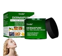 Timilk DermaPure Tea Tree Healing Cream, Timilk Tea Tree Oil Skin Cream, Professional Tea tree Skin Repair Cream, for Skin Treatment, for All Skin Types (1)