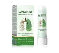Timilk LungPure Luibhe Detox Inhaler, Nasal Stick Inhaler, Herbal Diffuser Pen with Extracts of Mullein, Improving Breathing and Oral Air Freshening, Portable Nasal Inhalers (1PC)