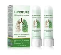 Timilk LungPure Luibhe Detox Inhaler, Nasal Stick Inhaler, Herbal Diffuser Pen with Extracts of Mullein, Improving Breathing and Oral Air Freshening, Portable Nasal Inhalers (2PCS)