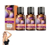 Timilk MaxCurve Sculpting & Volumizing Bust Oil, Breast Lifting Organic Essence Serum Oil 10 ML (3pc)