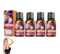 Timilk MaxCurve Sculpting & Volumizing Bust Oil, Breast Lifting Organic Essence Serum Oil 10 ML (4pc)