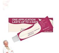 Timilk Premium Denture Adhesive, Advanced Denture Adhesives, Timilk denture Glue, Dental Glue for Teeth - Secure Dentures Grip for Up to 4 Days (1)