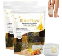 Timilk Slimflow Bee Venom Lymphatic Detox Foot Patches, Bee Venom Lymphatic Drainage, Suitable for Men and Women (2)