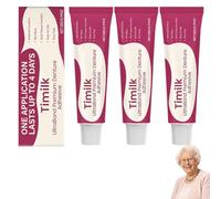 Timilk UltraBond Premium Denture Adhesive, Timilk Denture Bond, Secure Thermoplastic Denture Adhesive, Secure Denture Grip for Up to 4 Days (3)