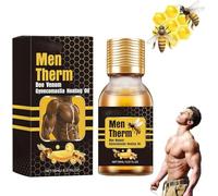 Timilk Venomdefine Bee Venom Gynecomastia Oil,Men Therm Beevenom Gynecomastia Heating Oils,Men's Chest Shaping and Firming Oil,for Strengthen The Chest Muscles (1)