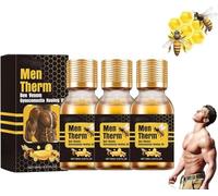 Timilk Venomdefine Bee Venom Gynecomastia Oil,Men Therm Beevenom Gynecomastia Heating Oils,Men's Chest Shaping and Firming Oil,for Strengthen The Chest Muscles (3)